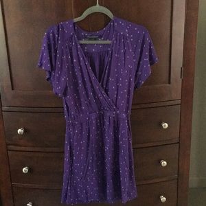 French connection dress with flutter sleeves